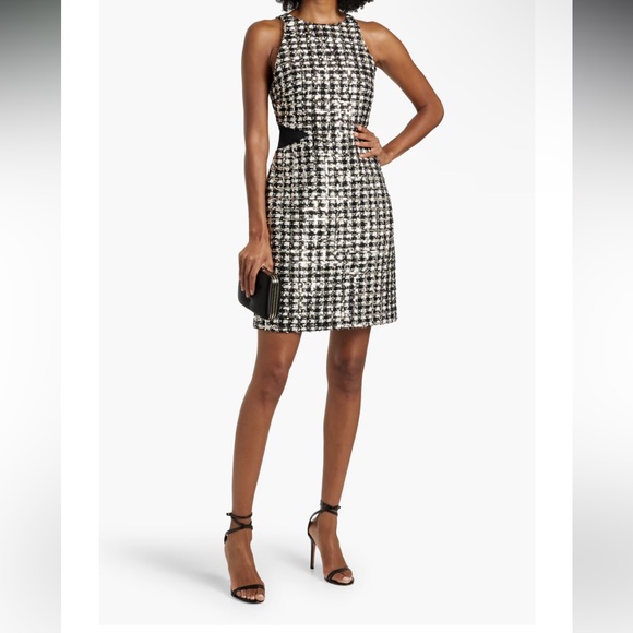 Derek Lam 10 Crosby Rosemary Sequin Bouclé-Tweed Mini Dress Size 6 NWT - Picture 1 of 6